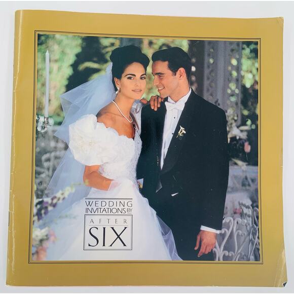 Vintage Wedding Invitation Catalogs 1992 Lot of 8 Paper Books Fine Stationery - Picture 14 of 16